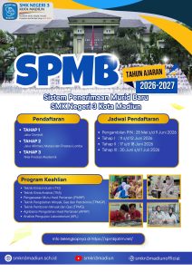 Read more about the article SPMB 2026 TELAH DIBUKA! 🎓 SMK NEGERI 3 KOTA MADIUN